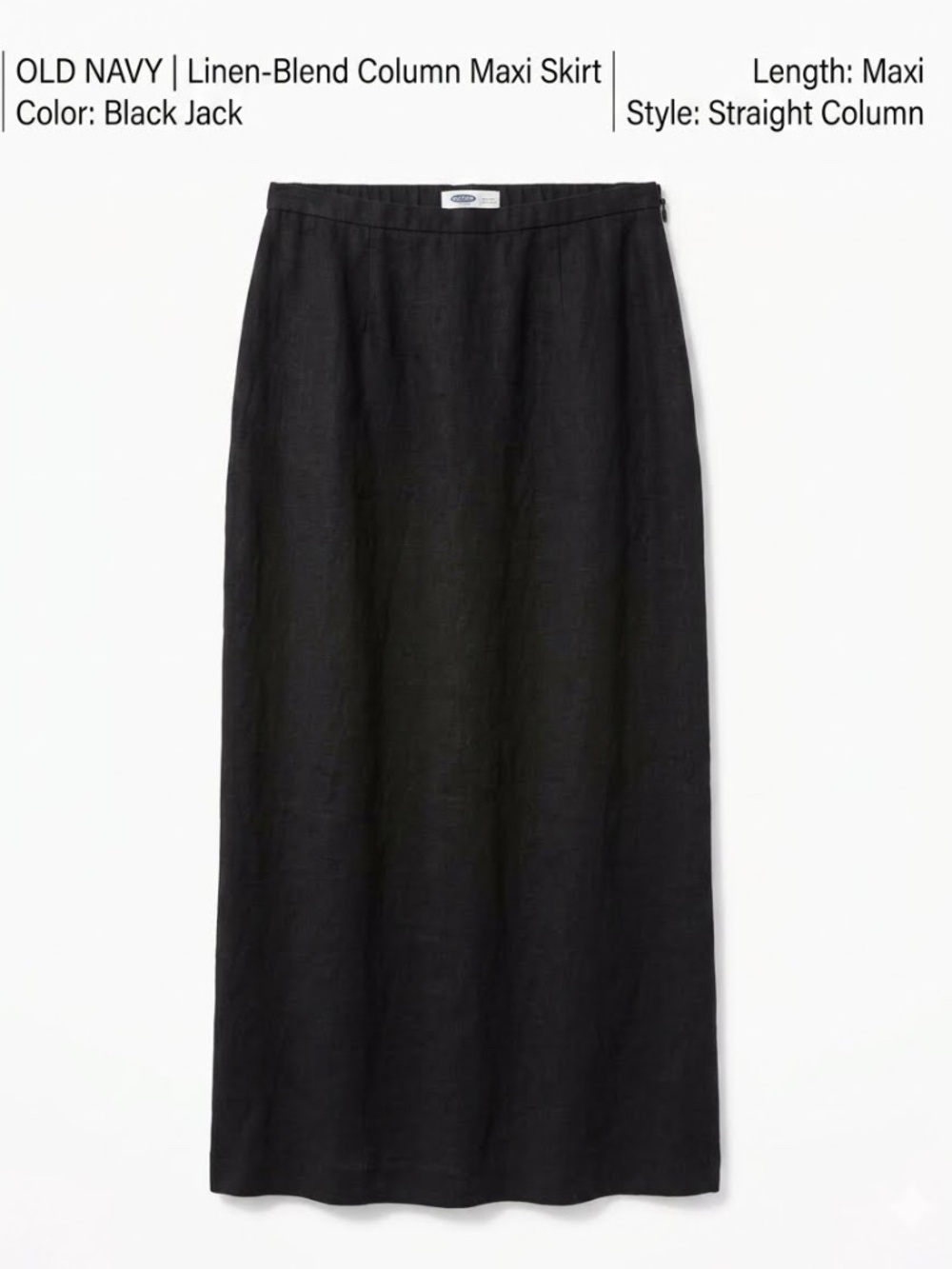NWT OLD NAVY Linen Maxi Skirt, XL
